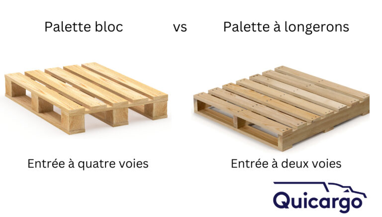 Palette bloc vs palette à longerons