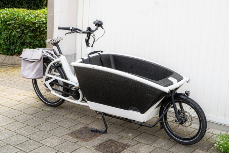 electric cargo bike transport